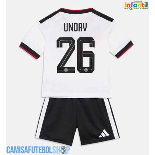 Camisa de time de futebol Alemanha Deniz Undav #26 Replicas 1º Equipamento Infantil Mundo 2026 Manga Curta (+ Calças curtas)